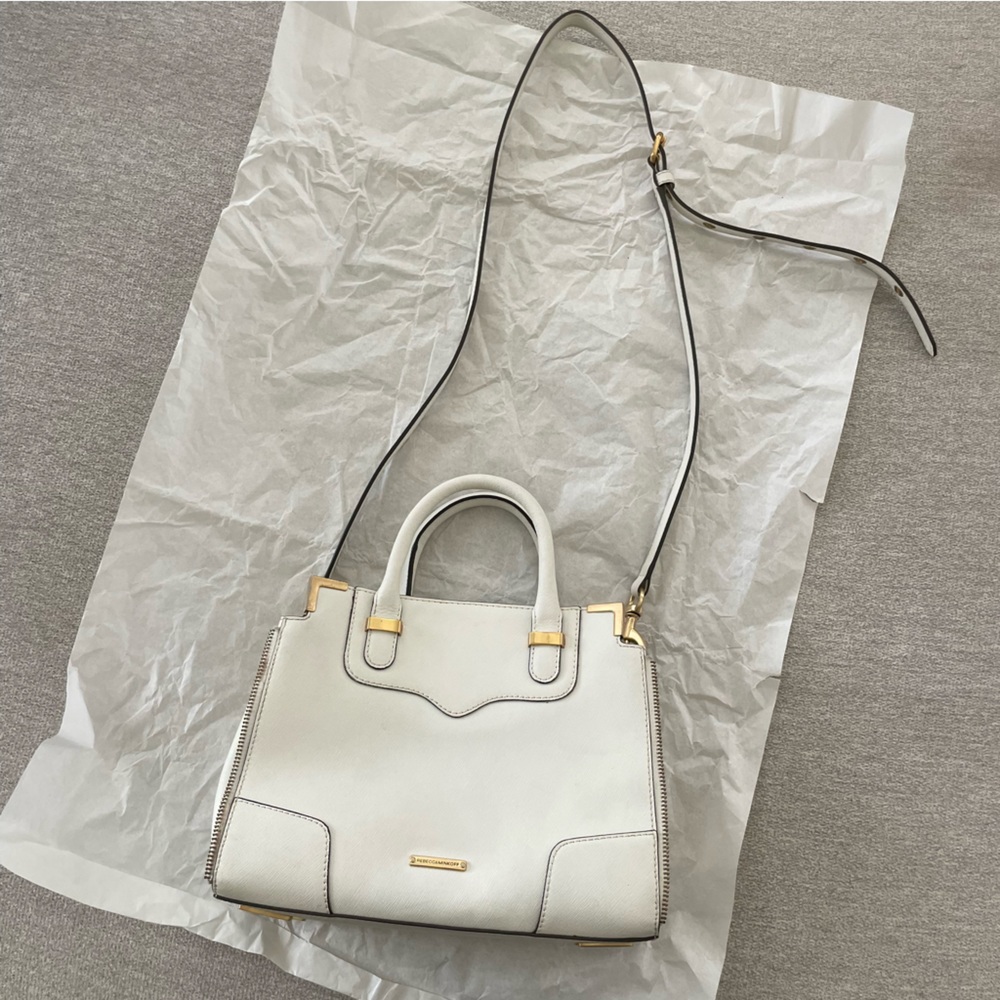 Rebecca Minkoff Small Amorous Satchel in White